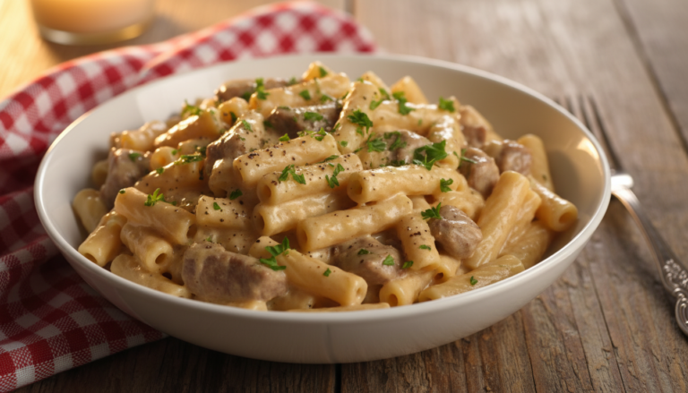 Creamy Beef Pasta Recipe