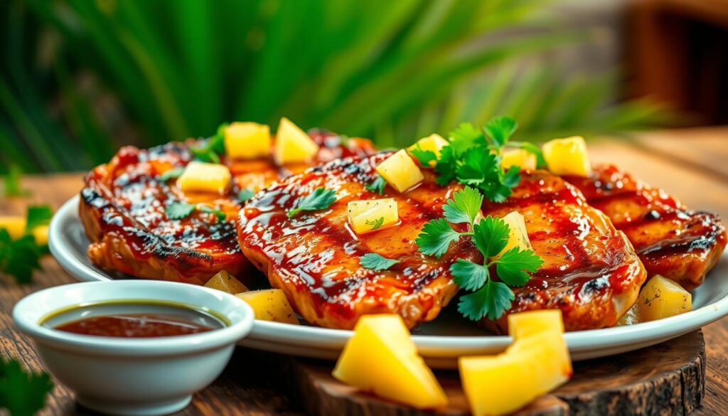 Hawaiian Pork Chops with Pineapple