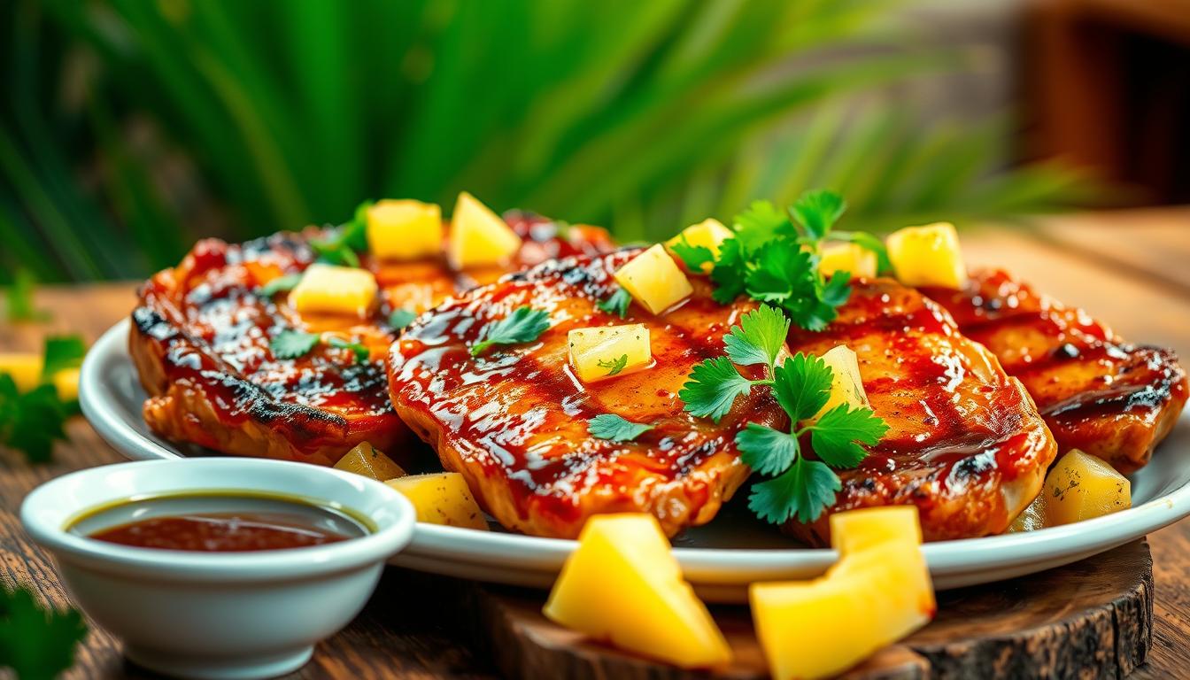 Hawaiian Pork Chops with Pineapple