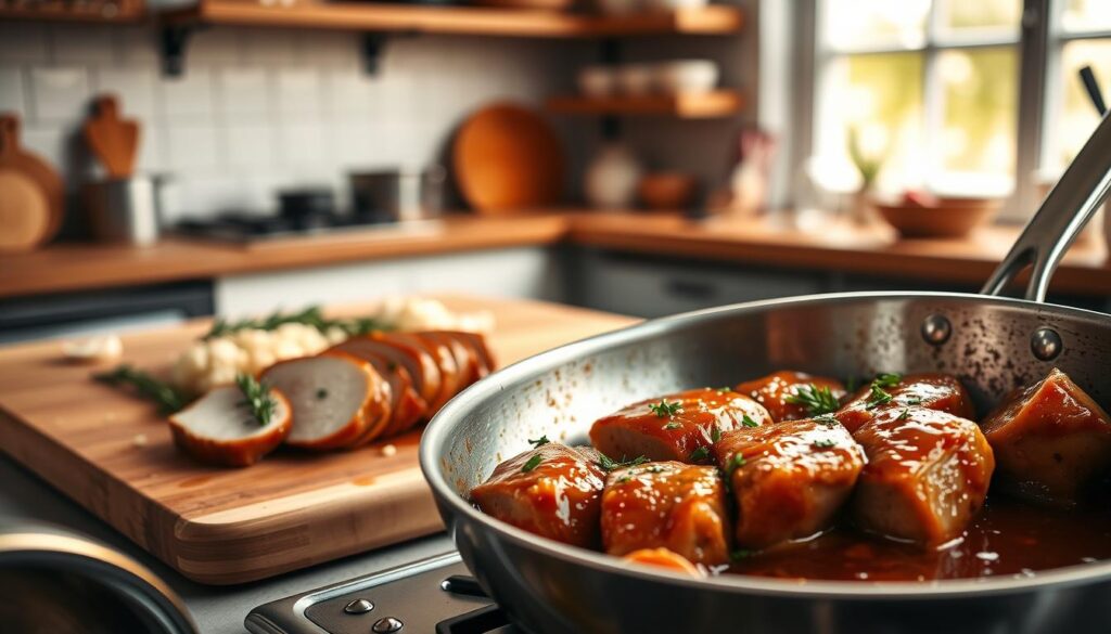 how to cook pork tenderloin with honey garlic sauce